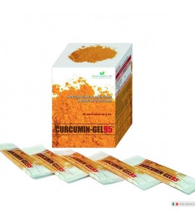 Curcumin Gel 95 integratore alimentare a base di Curcuma 20 bustine