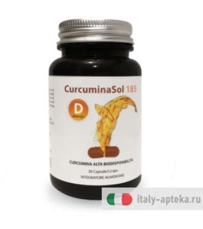 Curcuminasol 185 utile per il sistema immunitario 30 capsule