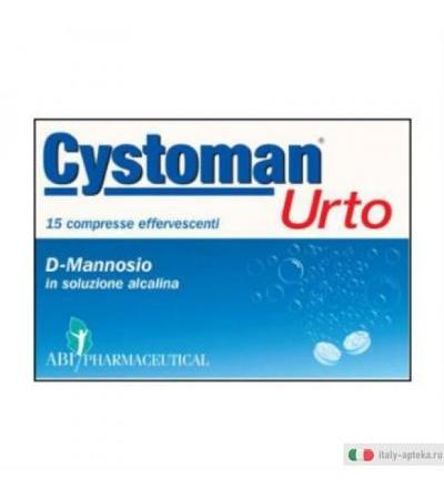 Cystoman Urto benessere delle vie urinarie 15 compresse
