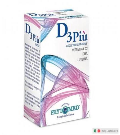 D3 Più Gocce integratore alimentare a base di vitamina D3 20ml