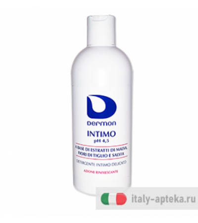 Dermon Detergente Intimo Attivo pH 4,5 azione rinfrescante 250ml