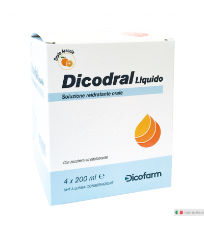 Dicodral Liquido soluzione reidratante 4x200ml