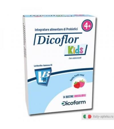 Dicoflor Kids 4+ Fermenti Lattici 14 bustine orosolubili