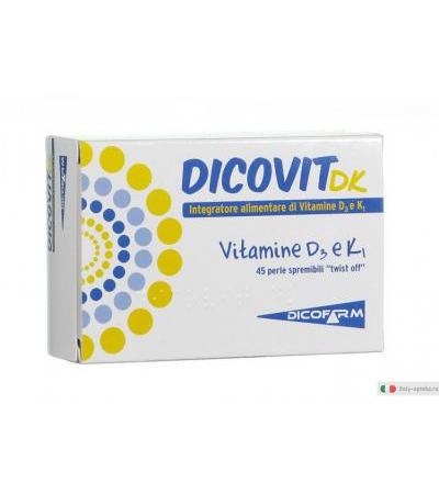 DICOVIT DK 45 perle integratore di vitamine D3 e k1
