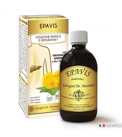 Dr. Giorgini Epavis Liquido Analcolico integratore alimentare drenante 500ml