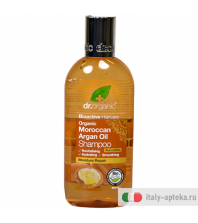 Dr. Organic Moroccan Argan Oil Shampoo 265 ml