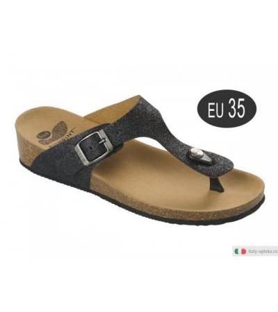 Dr Scholl GANDIA Infradito nero glitter TG 35