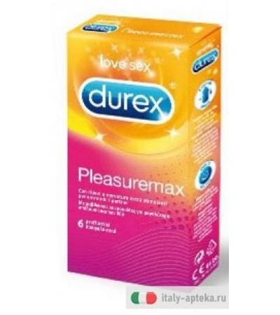 Durex Pleasuremax rilievi e nervature stimolanti 6 profilattici