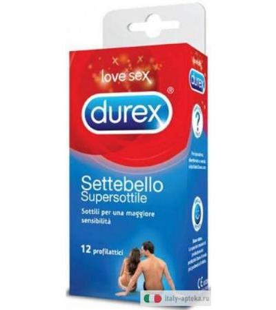 Durex Settebello Supersottile 12 profilattici