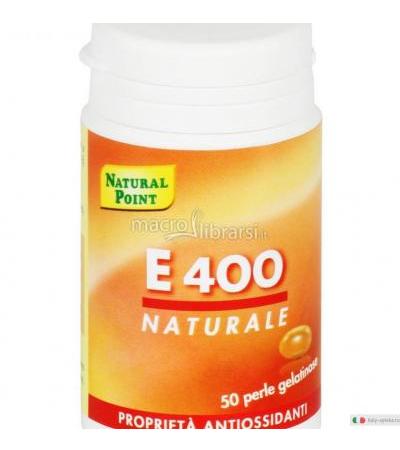 E400 Naturale Integratore alimentare a base di D-alfa-tocoferolo (vitamina E) 50 perle