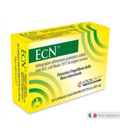 ECN Integratore alimentare probiotico 20 capsule equilibrio della flora intestinale