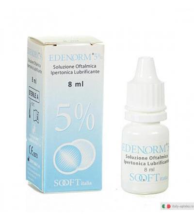 Edenorm 5% soluzione oftalmica Ipertonica Lubrificante 8 ml
