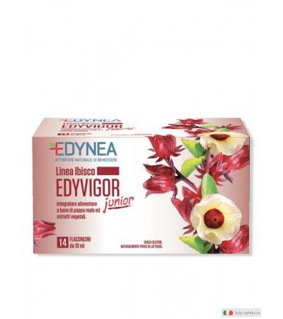 Edyvigor Junior Linea Ibisco integratore alimentare utile per le difese immunitarie 14 flaconcini