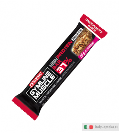 Enervit Gymline Muscle High Protein Bar 37% barretta gusto Cappuccino 42g