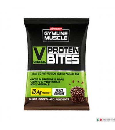 Enervit Gymline Muscle Protein Bites Vegetal snack gusto Cioccolato Fondente 54g