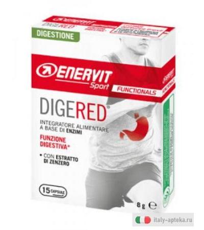 Enervit Sport Functional Digered integratore alimentare per la funzione digestiva 15 capsule