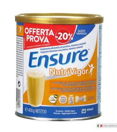 Ensure NutriVigor vaniglia in polvere 400 g