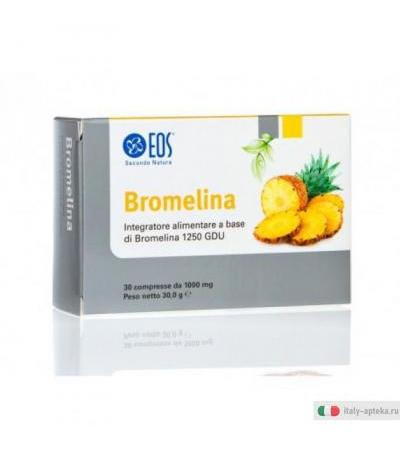 Eos Bromelina 1250 GDU utile per la digestione 30 compresse