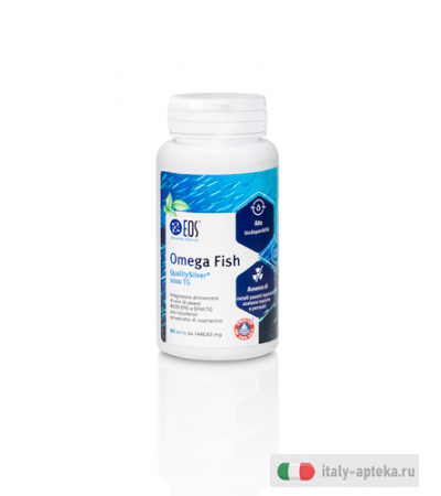 EOS Omega Fish utile per il controllo del colesterolo 90 perle