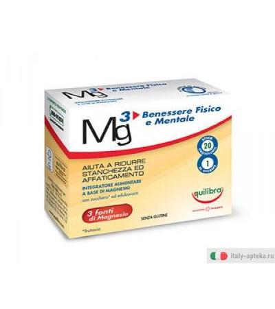 Equilibra MG3 Benessere Fisico e Mentale 20 stick orosolubili