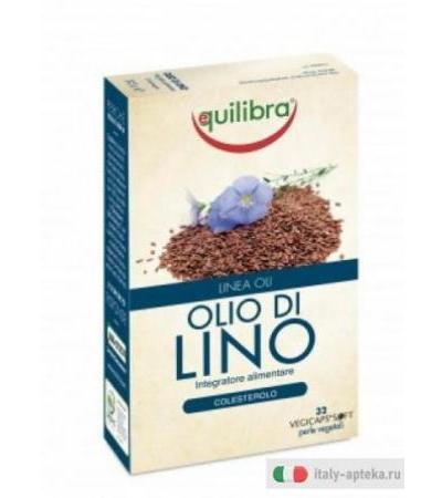 Equilibra Olio di Lino colesterolo 32 vegicaps soft
