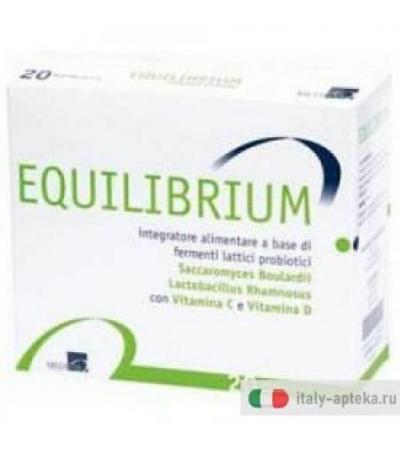 Equilibrium Integratore Alimentare Fermenti Lattici Difese Immnunitarie Antiossidante 20 Bustine Nf