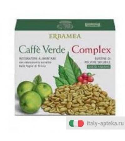 Erbamea Caffè Verde Complex 20 Bustine di polvere solubile con edulcorante