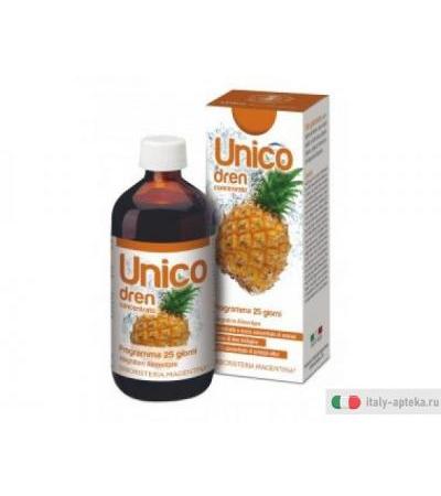 Erboristeria Magentina Unico Dren Concentrato Ananas integratore alimentare drenante 250ml