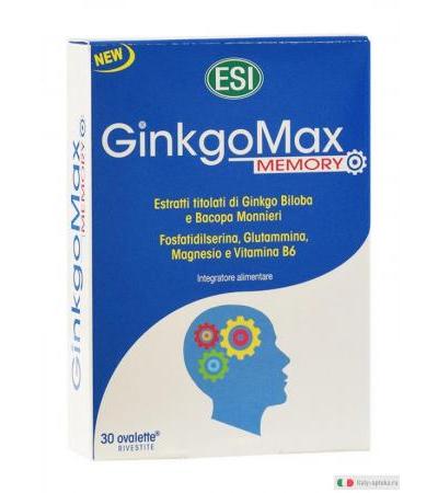 Esi Ginkgomax Memory integratore alimentare utile per la memoria 30 ovalette