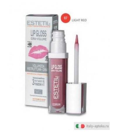 Estetil Lip Gloss Idra-Volume 3in1 Colore 07 Light Red