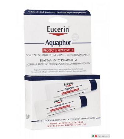Eucerin Aquaphor Trattamento Riparatore per pelle secca e danneggiata 2x10ml