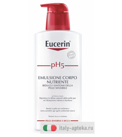 Eucerin pH5 Emulsione Corpo Nutriente pelle secca 400ml