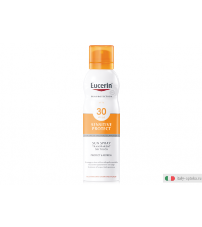 Eucerin Sun Spray Dry Touch SPF30 per pelle sensibile 200ml