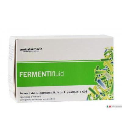 Fermentifluid integratore alimentare di fermenti vivi utile per la flora intestinale 10 flaconcini