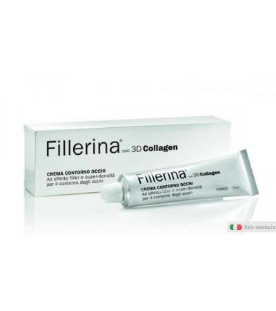 Fillerina con 3D Collagen Crema contorno occhi effetto filler Grado 5 Plus 15ml