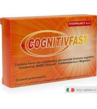 Fitoproject Cognitivfast stanchezza e affaticamento 20 capsule