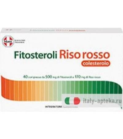 Fitosteroli Riso rosso colesterolo 40 compresse