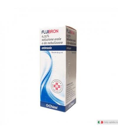 Fluibron Soluzione orale o da nebulizzare flacone 40 ml 0,75%
