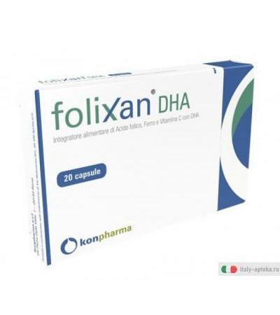 Folixan DHA integratore alimentare per le donne in gravidanza 20 capsule