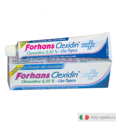 Forhans Clexidin Gel collutorio per la flora batterica 30ml