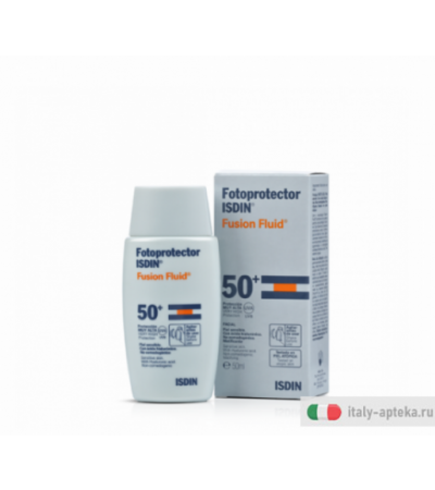 Fotoprotector ISDIN Fusion Fluid SPF50+ protezione per la pelle secca 50ml