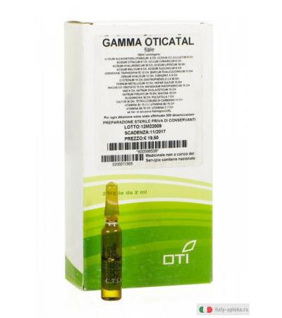 Gamma Oticatal medicinale omeopatico 20 Fiale da 2 ml