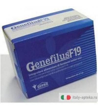 Genefilus F19 fermenti lattici 10 flaconi da 10ml