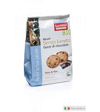Germinal Biscotti Bio senza lievito con gocce di cioccolato 250g