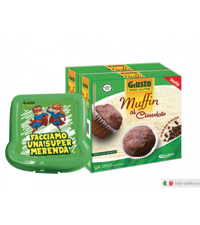 Giusto Muffin al Cioccolato senza glutine 400g SCADENZA 31/01/2019