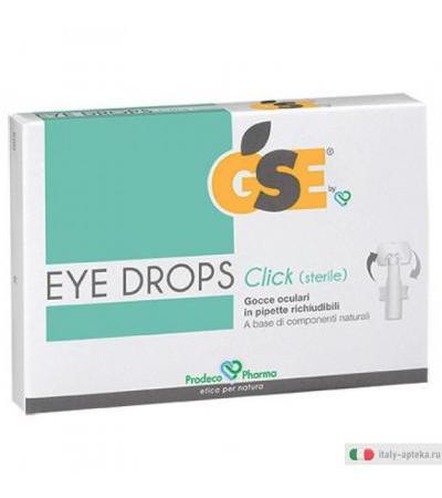 GSE Eye Drops Click (sterile) gocce oculari 10 pipette richiudibili