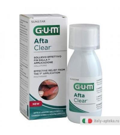 Gum Afta Clear Colluttorio afte e lesioni della bocca 120ml