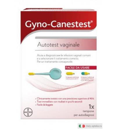 Gyno-Canestest Autotest Vaginale 1 tampone per autodiagnosi