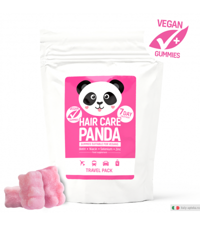 Hair Care Panda Travel integratore alimentare utile per i capelli 7 giorni 70g