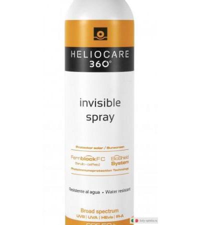 Heliocare 360° Invisible Spray protezione solare SPF50+ 200ml